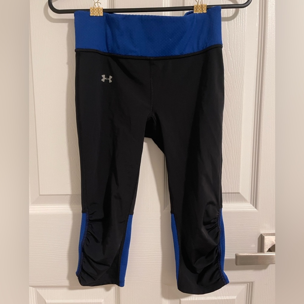 Under Armour Black and Blue Leggings